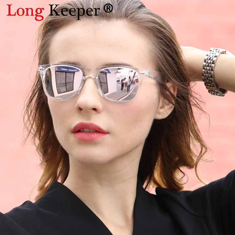 Long Keeper Men Polarized Sunglasses Women Mirror Reflective Sun