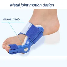 1 шт. синие ортопедические поставки Bunion ортодический правый большой палец синий коррекция лента носок корректор ступни Уход Инструмент ноги 1a06