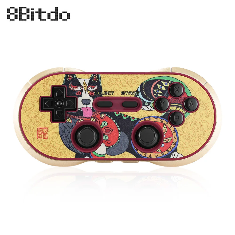 

8Bitdo FC30 Pro Wireless Bluetooth Gamepad Limited Edition Game Pad Joysticks for Windows Android macOS Steam Nintendo Switch
