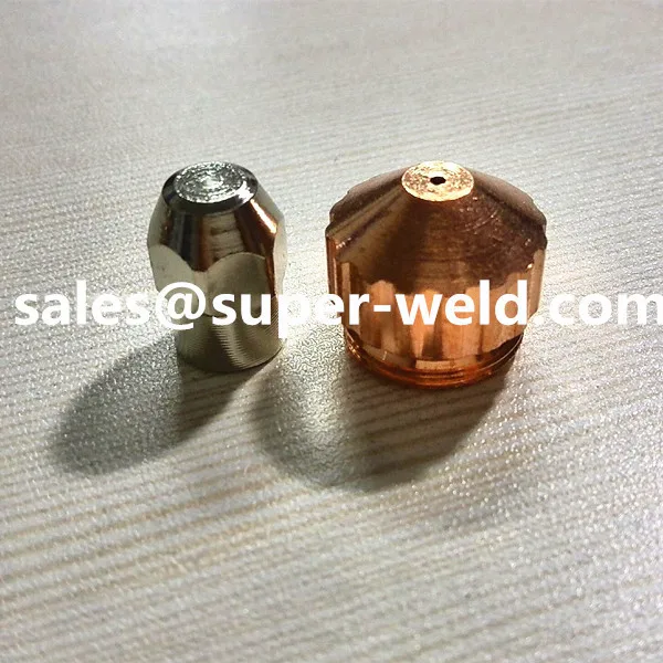 

SAF CP40R-CP100R 0408-2262 Nozzle 20pcs + 0408-2404 Electrode 20pcs , Air Cooled Plasma Cutting Torch 60A