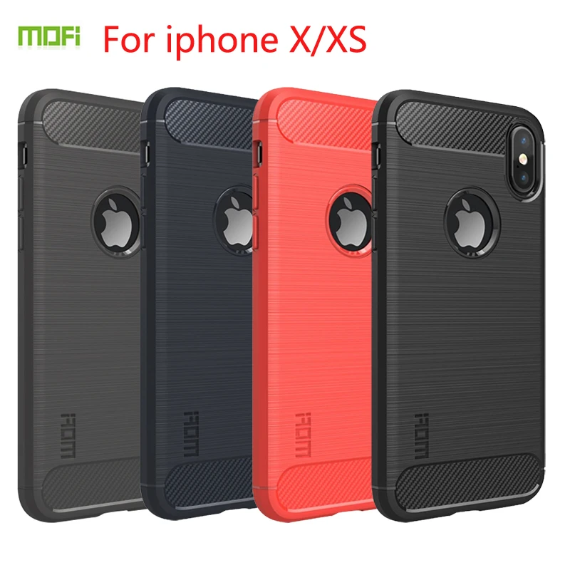 New For iPhone XS X Case Cover MOFI Fitted TPU Cases For