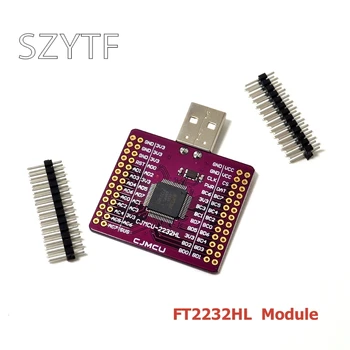 

CJMCU-2232 FT2232HL USB to UART FIFO SPI I2C JTAG RS232 Bit-Bang module