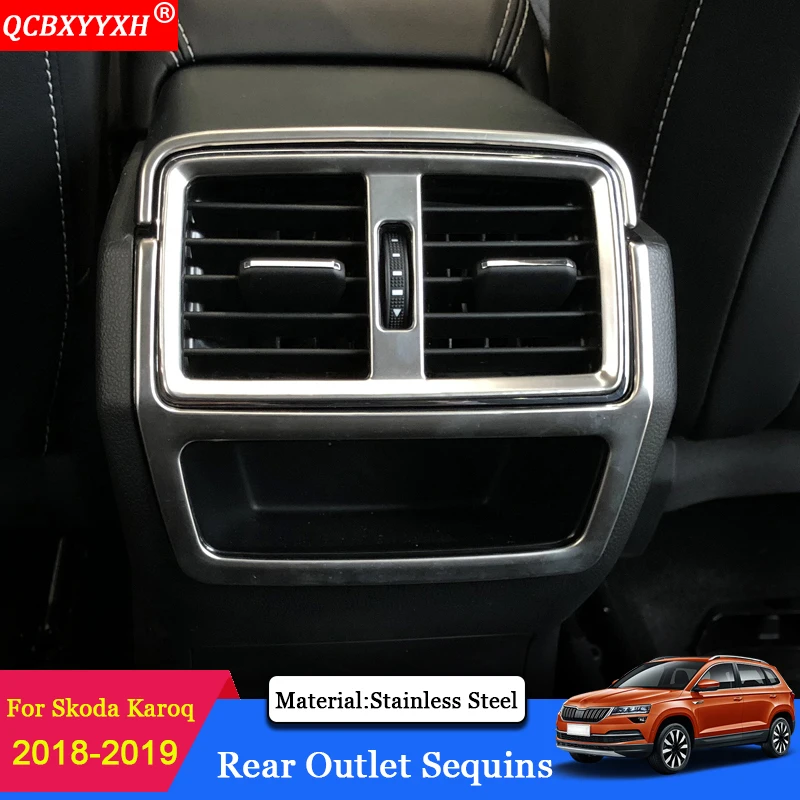 QCBXYYXH Car Styling 3PCS Modification Rear Air Outlet Of The Air Conditioner Sequins Car Accessories For