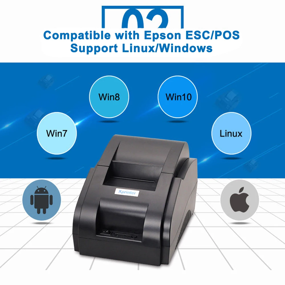  Xprinter 58mm Bluetooth recibo impresora térmica Pos impresoras para iOS Android teléfono móvil Blu