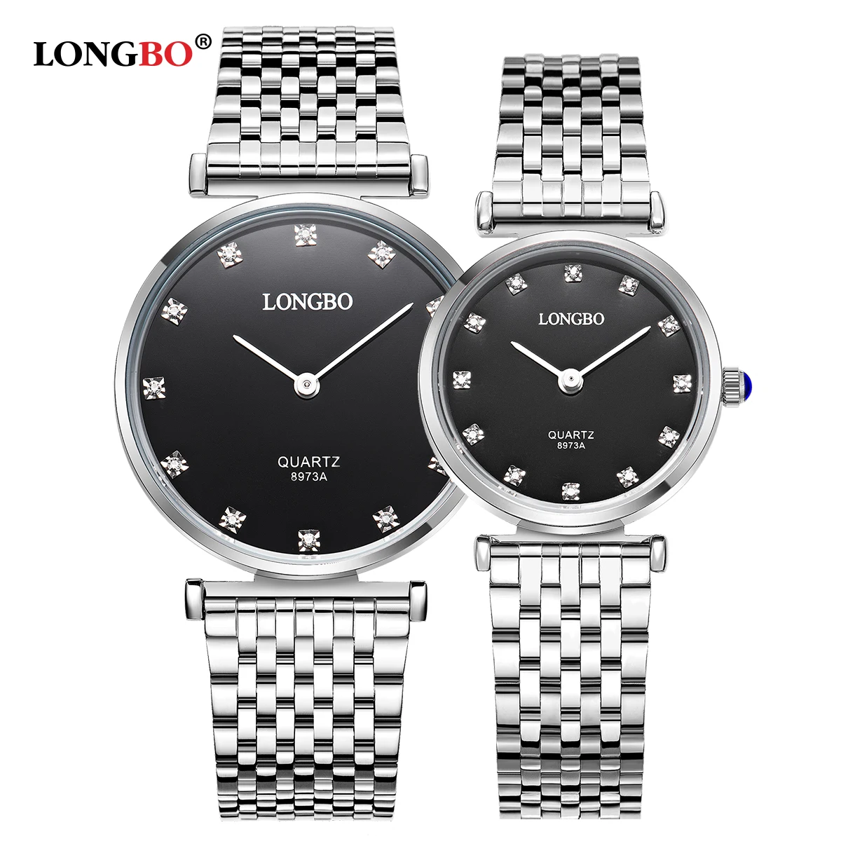 Модные часы LONGBO LuxuryBrandClassic для пар, часы для влюбленных в деловом стиле для мужчин и женщин, кварцевые амулеты, аналоговые наручные часы