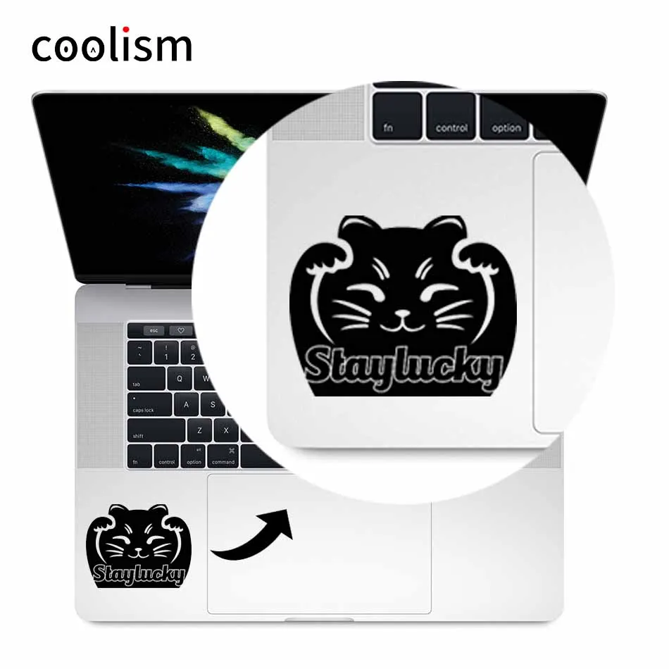 

Japanese Lucky Cat Viny Notebook Trackpad Decal for MacBook Air Pro Retina 11 12 13 15 inch Mac Mi Surface Book Laptop Sticker