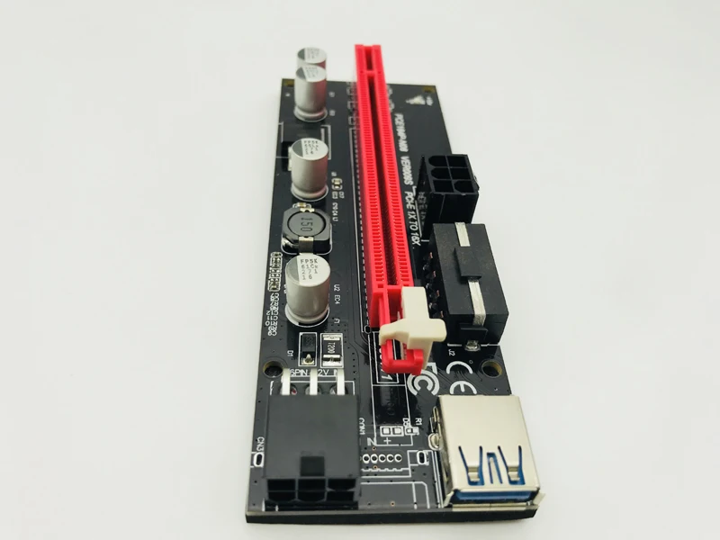 Новейший кабель SATA к USB 3 0 PCI Express PCIE E 009S Molex 6pin адаптер питания 1x до 16X карта