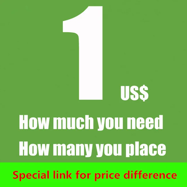 

$1 "this link is only used for you to pay any extra value or extra postage or sample fees"