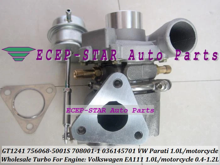 GT1241Z 756068 756068-0001 756068-5001 S 708001 708001-0001 036145701 Turbo для VW Parati EA111 1.0L 112HP мотоциклетные 0.4L-1.2L