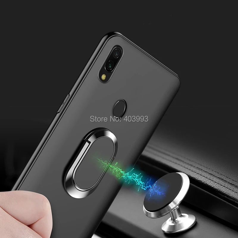 ДЛЯ vivo Y17 чехол VIVO Y3 металлическое кольцо держатель Магнитный силиконовый для 1902 Y
