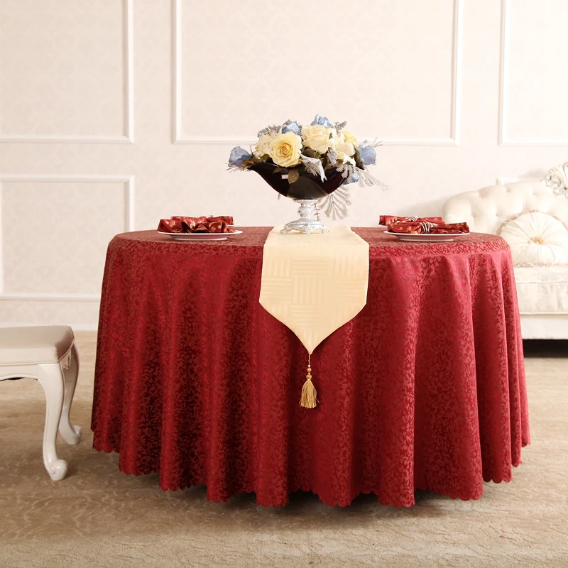 

Chinese Dragon Phoenix Wedding Rectangular Round Tablecloth On table cover Polyester Coffee Tablecloth For Table