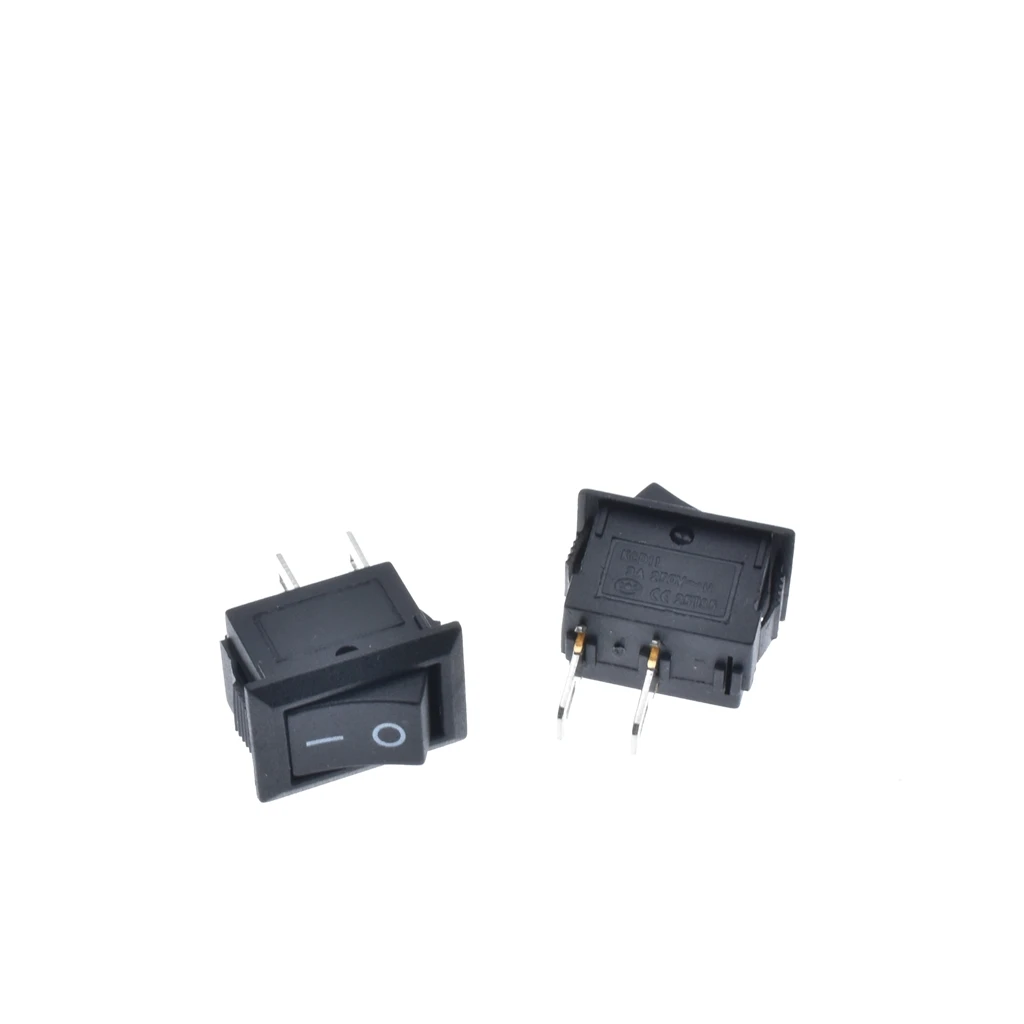 100 шт. 10*15 мм KCD11 3A/250V 2Pin ВКЛ./ВЫКЛ. Белый мини кулисный переключатель для лодки