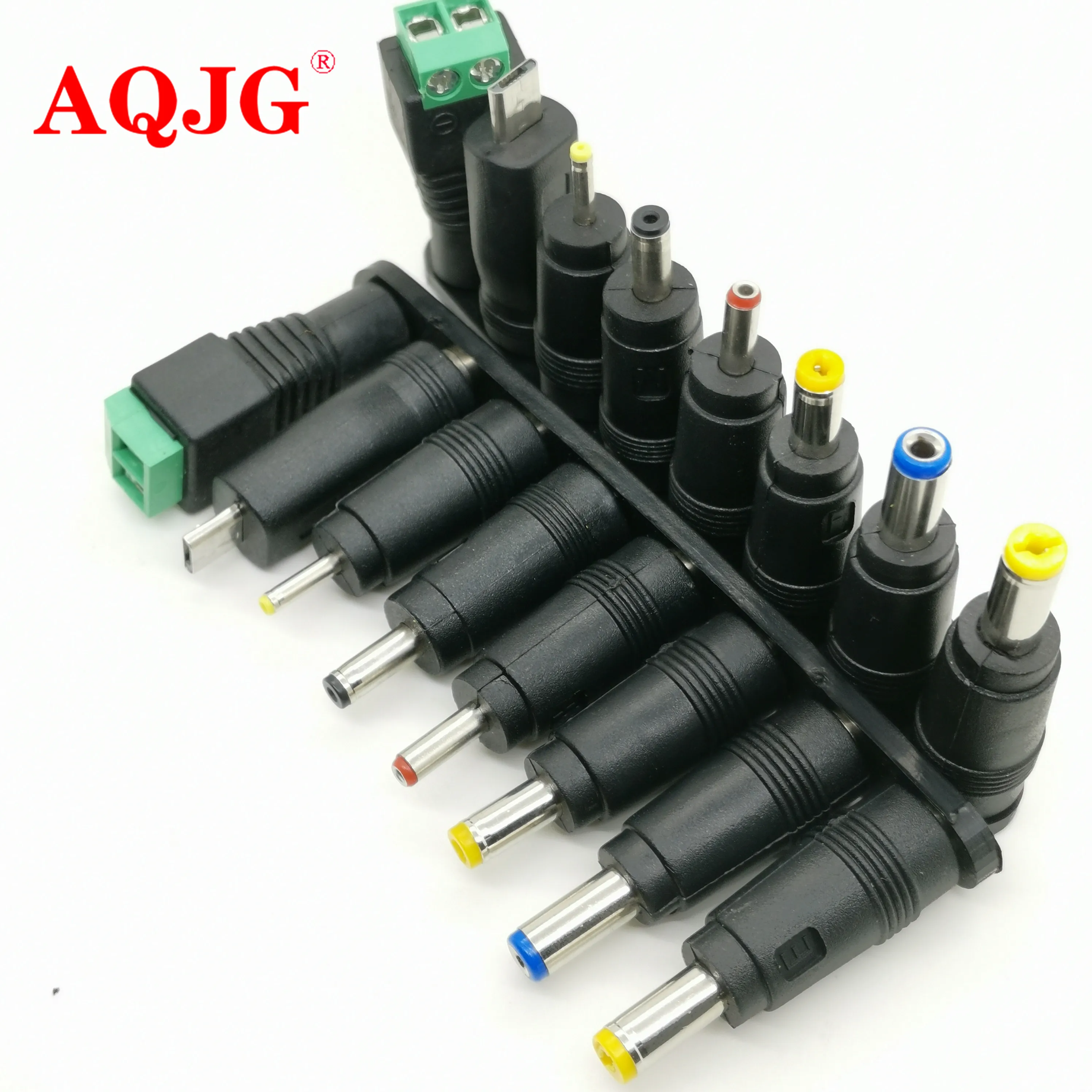 

8pcs/Set 5.5x2.1mm Universal Male Jack connector For DC Plugs AC Power Adapter Computer Cables Connectors Notebook Laptop