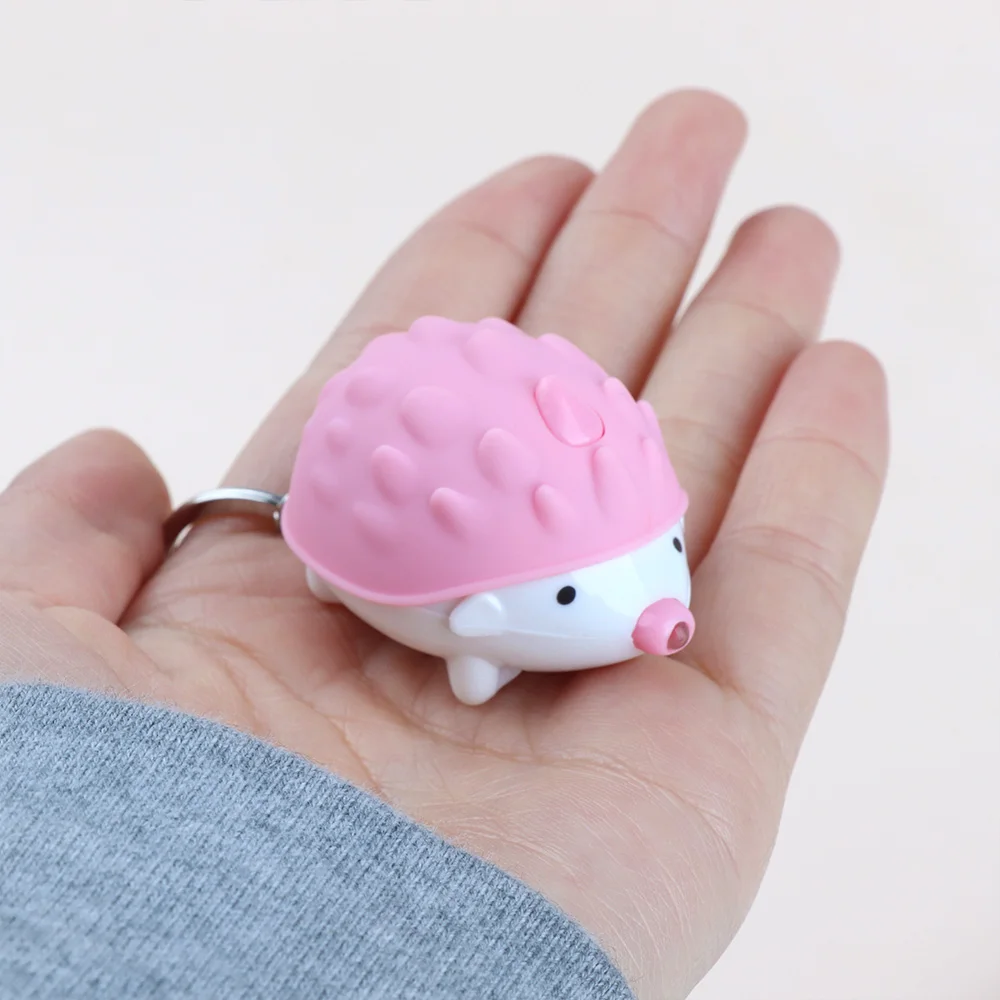 Оптовая продажа Новый милый мультфильм красочный Ежик светодиодный светящаяся игрушка животное креативный маленький подарок для детей