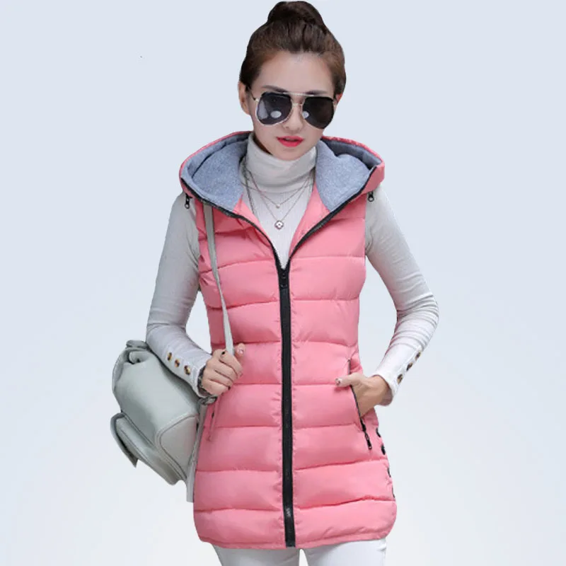 Buy New Arrival Womens Long Vest Waistcoat 2016 Ladies