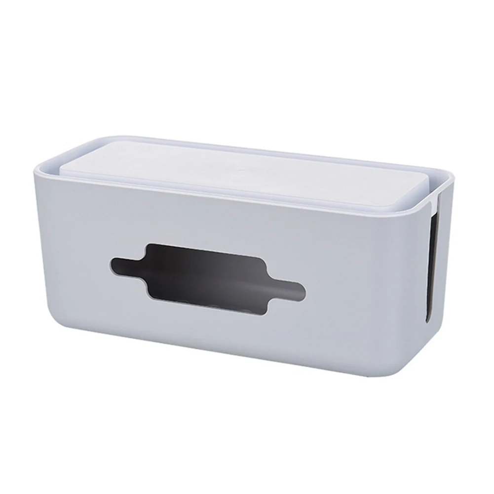 

Organizer Household Extension Cable Storage Box Wire Management Tidy ABS Supplies Socket Case Power Strip Safety Fashion