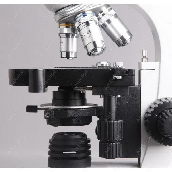 Тринокулярная лампа AmScope светодиодсветодиодный тринокулярная модель 40X 2000X|microscope