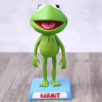 

The Muppets Kermit The Frog PVC Bobble Head Shaking Head Toy Model Car Decoration PVC Action Figure Toy