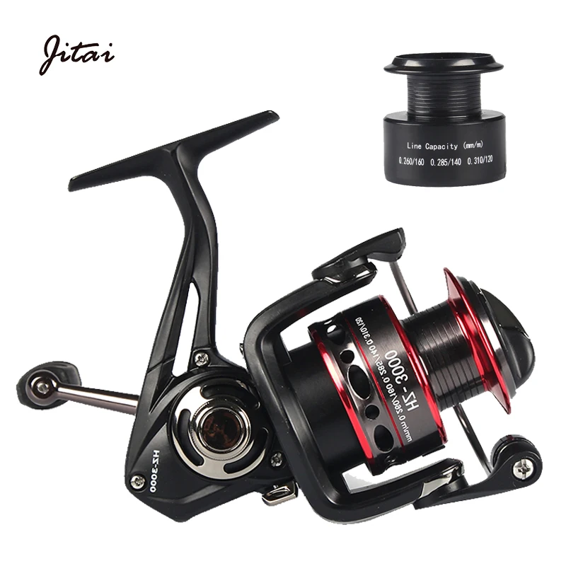 

JITAI 9+1BBs Spinning Fishing Reels With Free Spare Spool 10 Ball Bearings Fishing Coil Left Right Hand Changeable Fishing Wheel