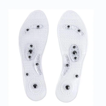 

Magnetic Therapy Massage Insole Breathable Shockproof Improving Blood Circulation Relieving Feet Pressure Weight Loss Slimming