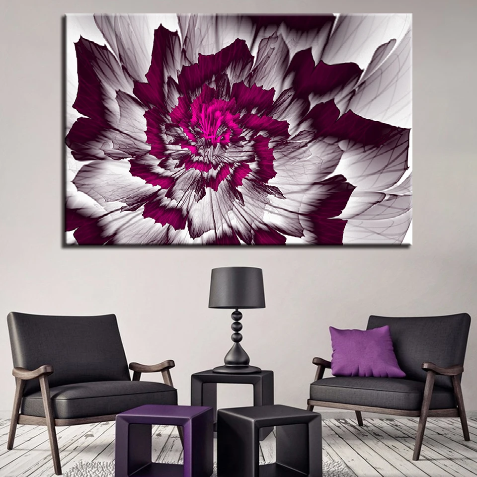 

Living Room HD Printed Wall Art Modern Painting 1 Panel Beautiful Flower Modular Decoration Poster Picture On Canvas Home Frame
