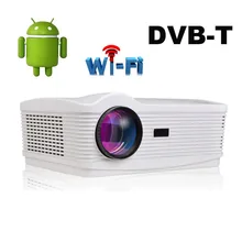 OLEY 1080P HD LED Projector Android WIFI HDMI DVB-T TV Digital Projector Home Theater 5500Lumens LCD Proyector Projetor Beamer
