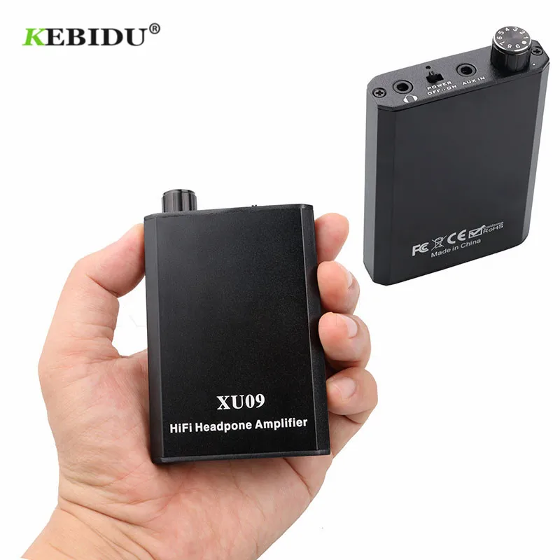 

Portable Hifi Headphone Amplifier High Fidelity Digital Amp Stereo Music Amplify 3.5mm AUX Interface Stereo Audio HIFI Headphone
