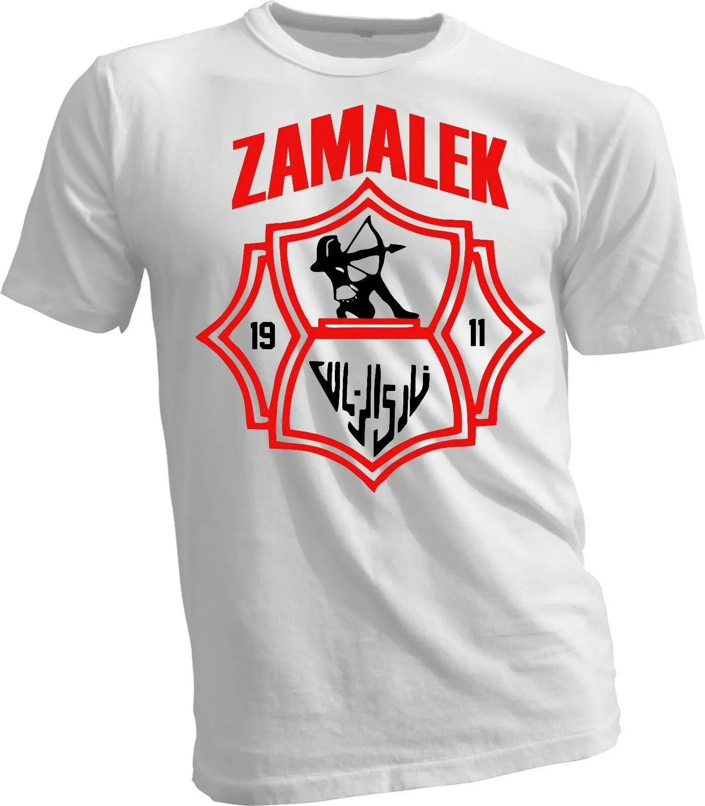Zamalek الرياضية نادي مصر لكرة القدم تي شيرت المحملة فريق الرياضة اليدوية