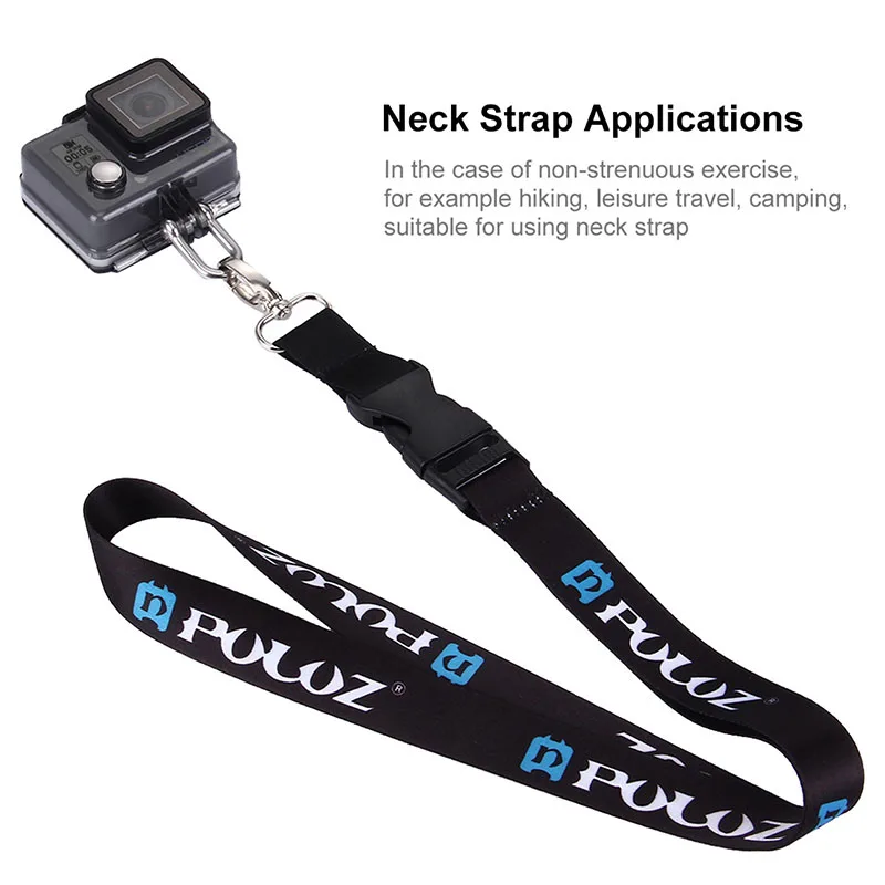 Neck Lanyard Strap Sling with Quick-released Safety Buckle for GoPro 8 7 6 5 SJCAM YI 4K EKEN DJI OSMO Action Camera Accessories |