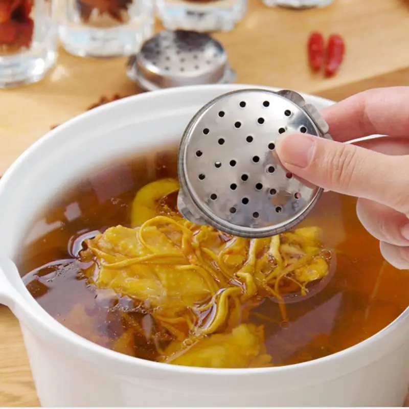

2019 Stainless Steel Seasoning Filter Ball Tea Infuser Mesh Filter Strainer Loose Tea Leaf Spice Home Kitchen Accessories