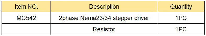 MC542 шаговый драйвер 2 фазы 4.2A контроллер шагового двигателя подходит с nema23 шаговый двигатель заменить DM542 поддержка MACH3 cnc