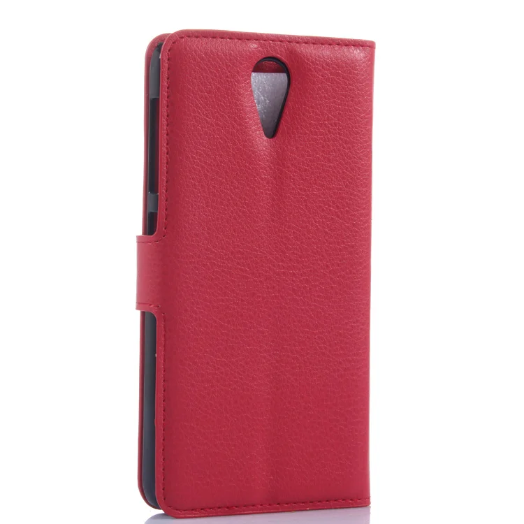 Кожаный чехол-кошелек для htc Desire 620 816 816g 820 820G 620G Desire 820 Mini Filp, чехол-держатель для карт, силиконовый чехол - Цвет: Red