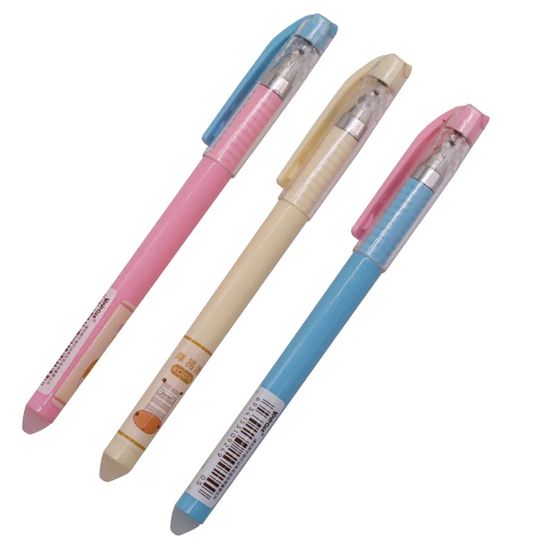 

3 Pcs Mix Erasable Gel Pen Refills Is Blue Ink Black Magical Writing Neutral Pen Student Stationery Wholesale