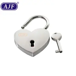 Любовь замки AJF серебро в форме сердца замки с ключом для свадьбы decoration-A01-021HW, рождественский подарок