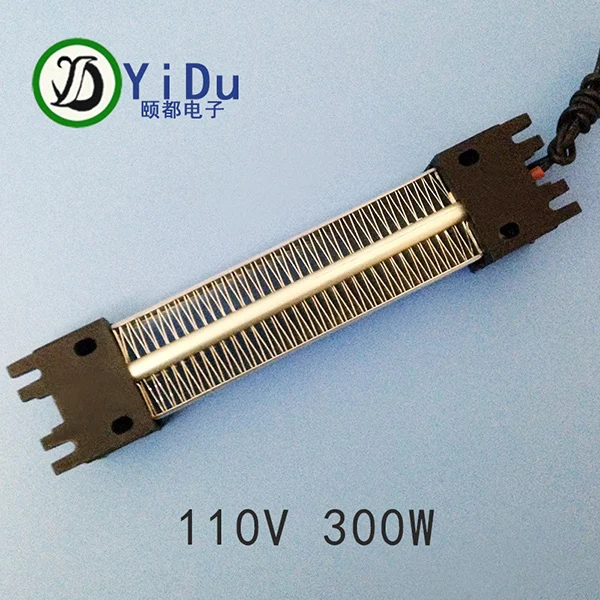 

300W AC DC 110V PTC ceramic air heater element 167*35*26mm