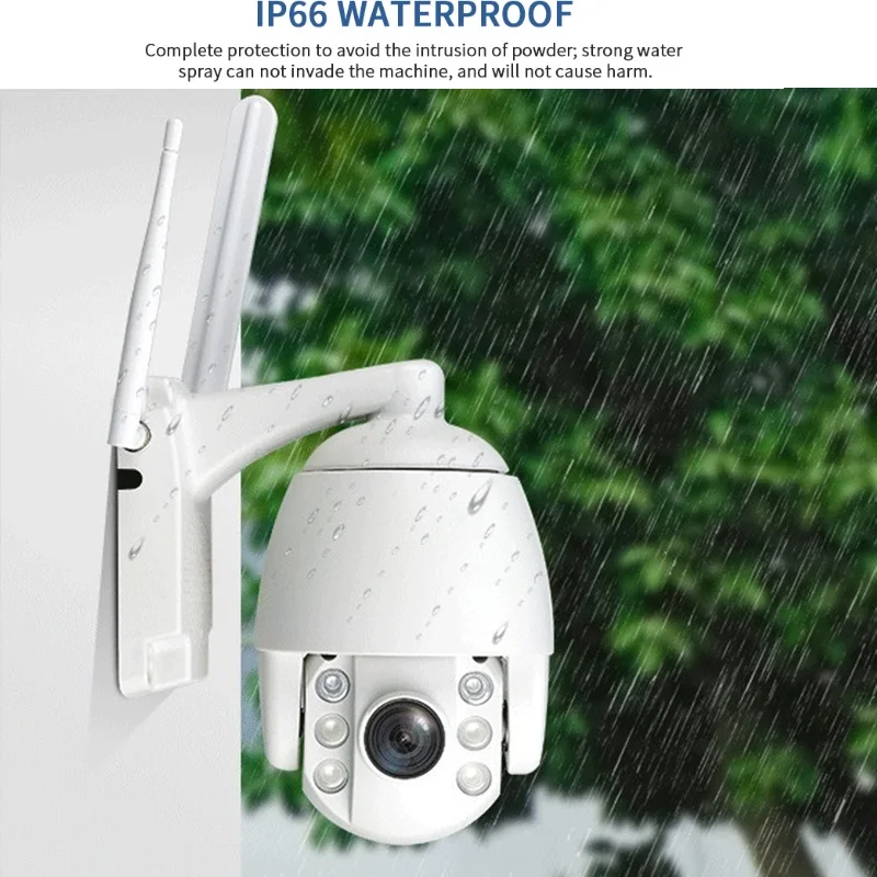 

Super Mini PTZ Speed Dome Wifi IP Camera 1080P Outdoor Waterproof Wireless Home Security Camera 4mm Fixed Lens IR Night Vision