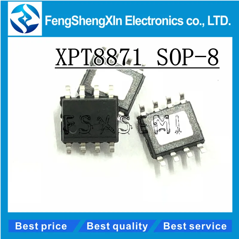 10pcs lot New XPT8871 8871 SOP 8 Class AB 5 w power amplifier distortion audio power