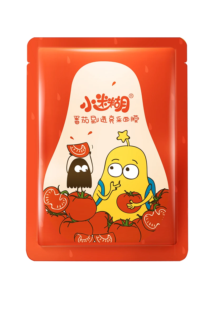 

Xiaomihu Tomato Fruit Extracts Face Mask Deep Moisturizing oil Control 1pc