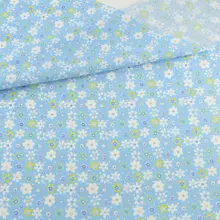 Хлопок ткань белый цветок Дизайн Лоскутная Ткань Жир четверть швейная ткань Telas ткань Tecido ремесла куклы текстильные изделия