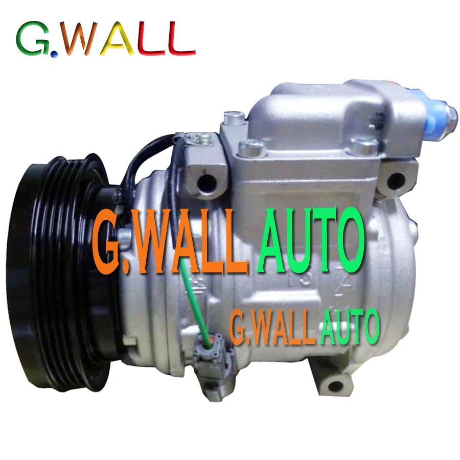 

High Quality 10PA15C AC Compressor For Daewoo Solar V Excavator Doowon 2208-6013 22086013 2208-6013A 22086013A 24V 4PK