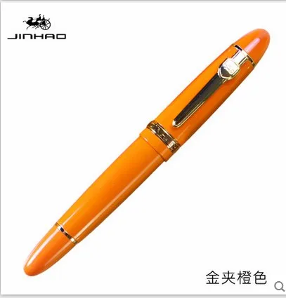 Jinhao 159 авторучка черный лак Золотая отделка большой тяжелый с - Цвет: B