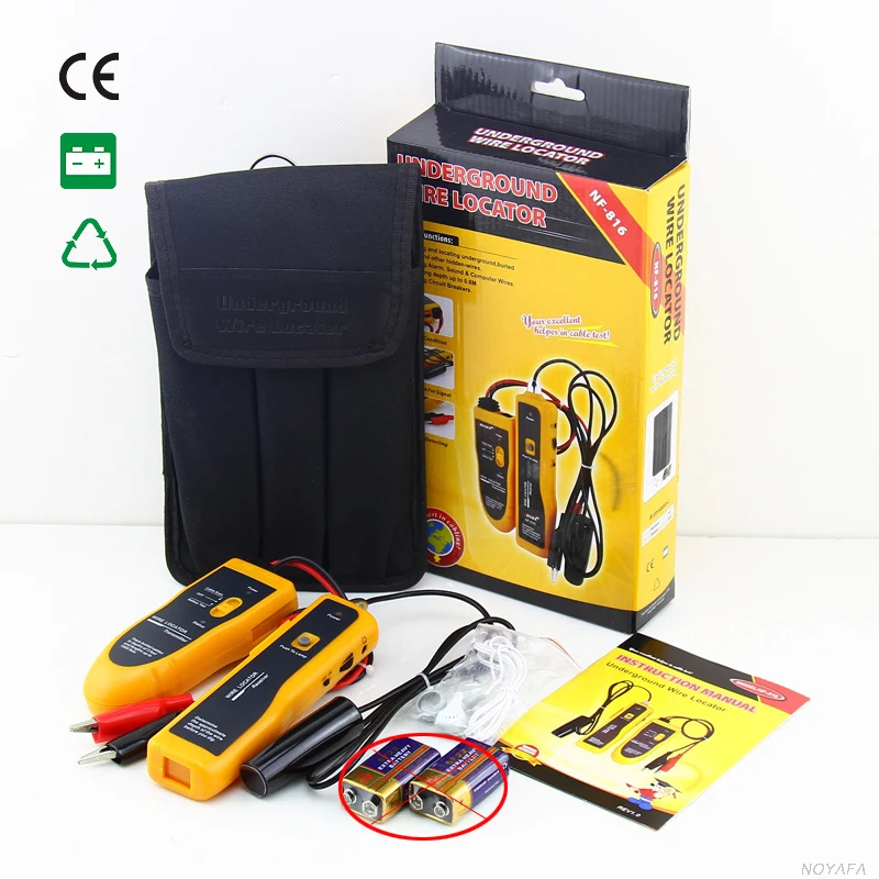 

NF-816 RJ11 RJ45 Cat5 Cat6 High power Underground Telephone Ethernet UTP FTP LAN Network Cable Wire Tracker Tester Finder
