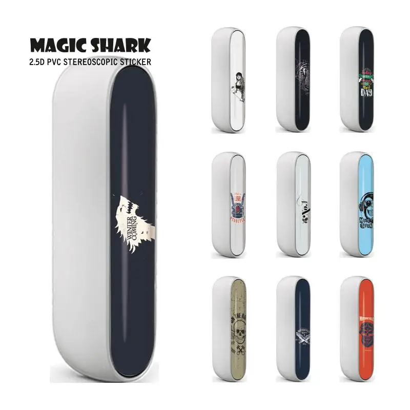 

Magic Shark New Skull Winter Coming Tiger Motorbike Sticker for IQOS 3 IQOS3 Case Cover Film E Cigar 021-030