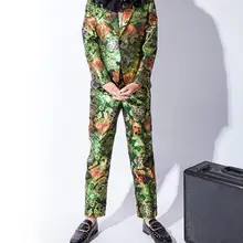 S-4XL Горячая Весна Мужская Новая мода личности высокого класса пользовательские мужчины и женщины подиум для моделей представление шоу набор