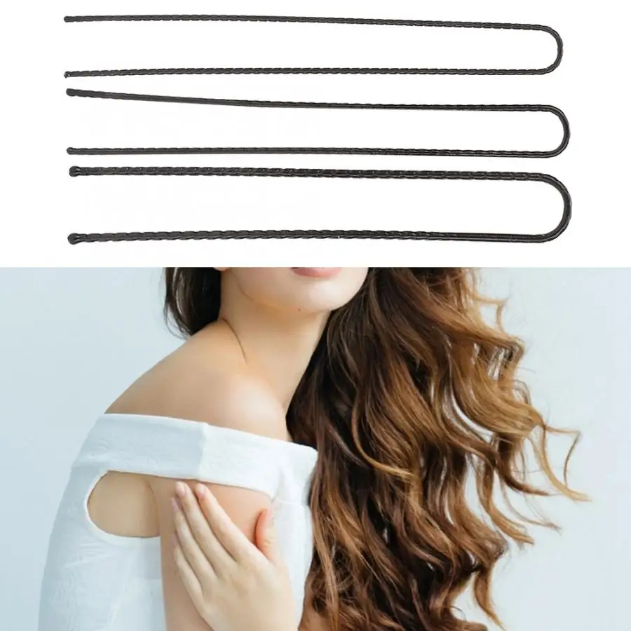 

U-shape Hair Clip Women Wavy U Shape Clips Hairpins Hair Styling Hairdressing Salon Tool Hair Clips