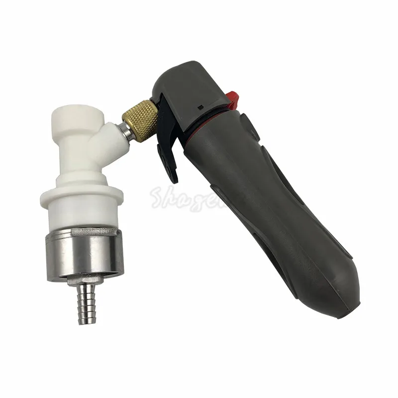 Cornelius Keg Co2 Charger With Ball Lock Gas Disconnect and Stainless Carbonation Cap,w 516 Barb Homebrew Beer Soda Making (5)