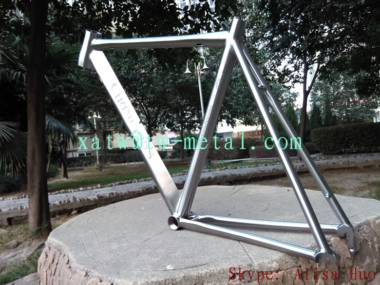 Clearance new design!! titanium road bike frame with taper head tube 7 Clearance new design!! titanium road bike frame with taper head tube 7