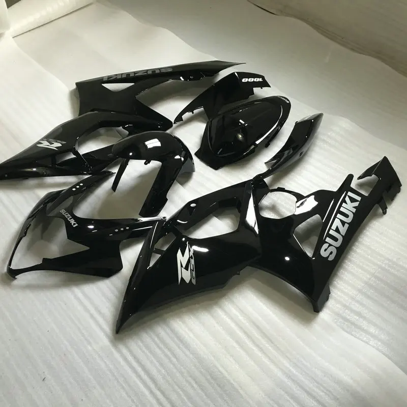 

Injection mold Fairing kit for SUZUKI GSXR1000 05 06 GSX-R GSXR 1000 K5 2005 2006 Gloss black ABS Fairings set +7gifts SS04