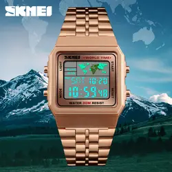 Топ Элитный бренд Для мужчин часы цифровые электронные спортивные часы Таймер Секундомер Водонепроницаемый Для мужчин наручные часы Relogio