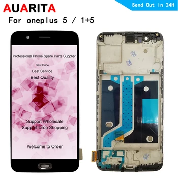 

A5000 LCD For Oneplus 5 lcd Display Touch panel Screen Digitizer Assembly Replacement Part with frame AAA for Oneplus 5 display
